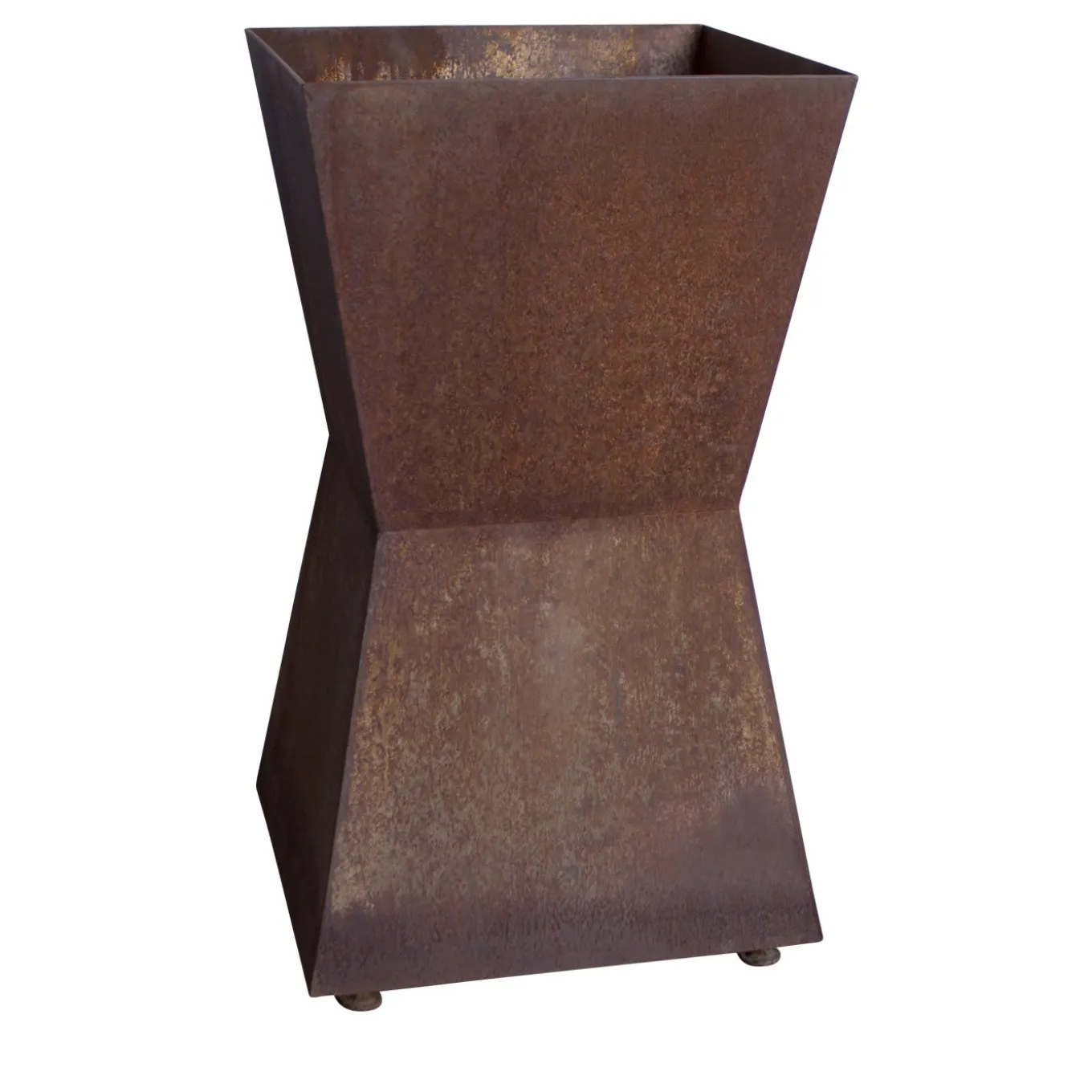 5 Portavaso in acciaio corten