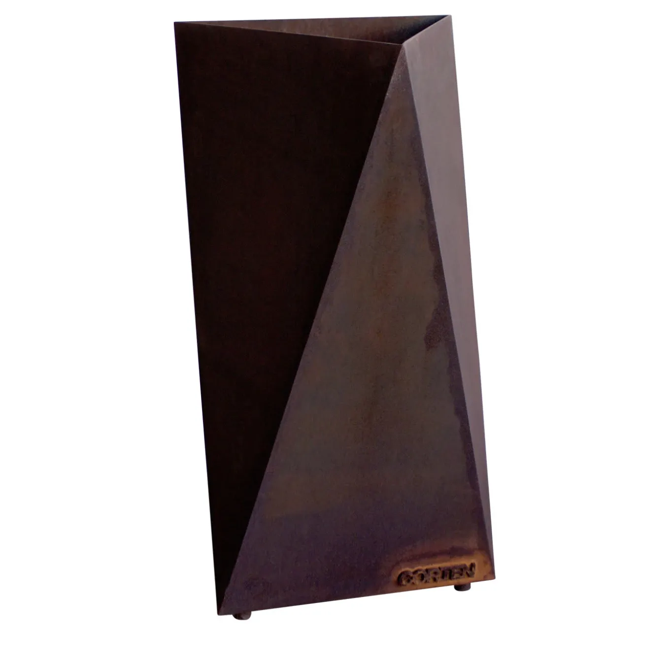 97 Portavaso in acciaio corten