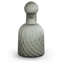 Ampolla in vetro acidato color grigio effetto balloton