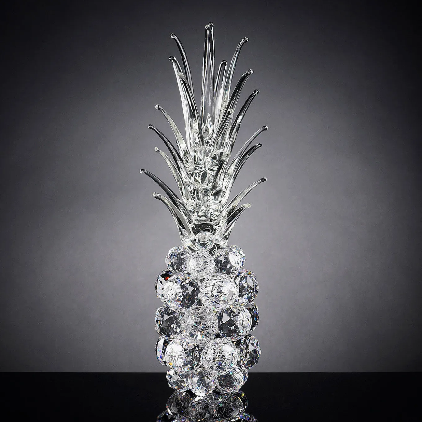 Ananas medio di cristallo