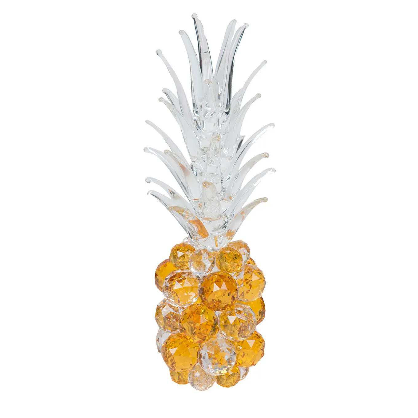 Ananas piccolo in cristallo ambrato