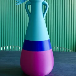Anfora Cornelia XXL blu fucsia e azzurra