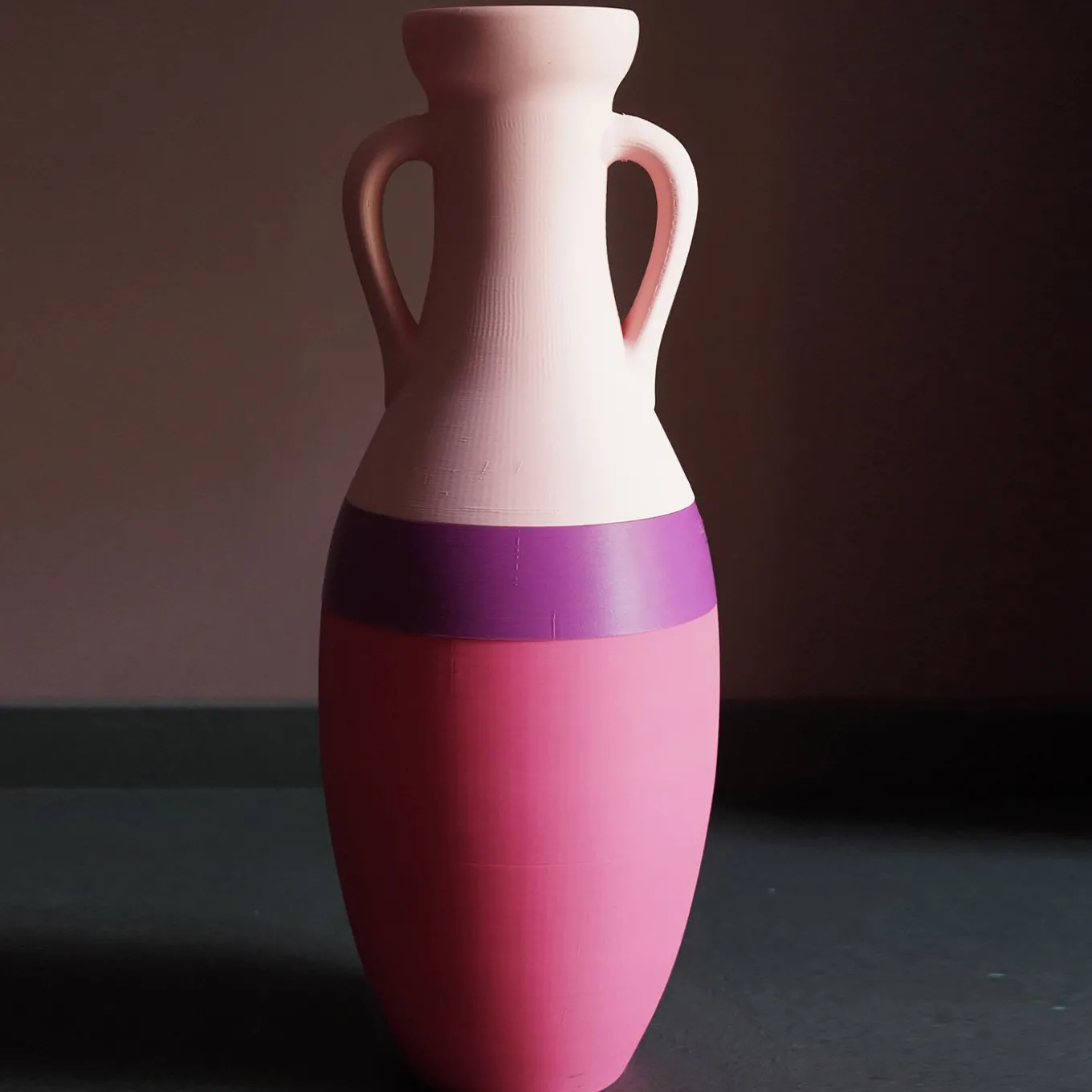 Anfora Giuio Cesare XL Fucsia Viola e Rosa