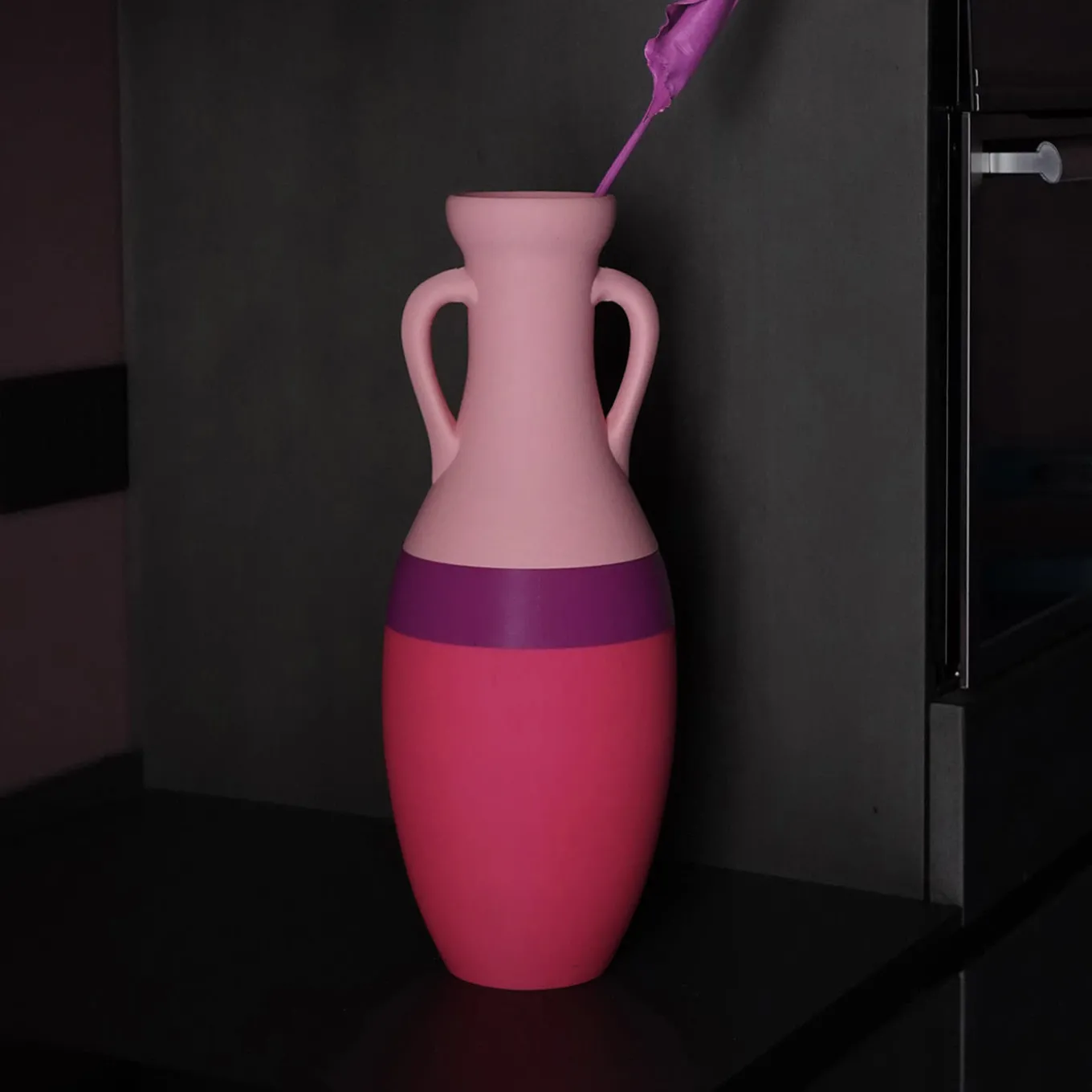 Anfora Giuio Cesare XL Fucsia Viola e Rosa