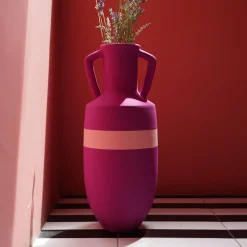 Anfora Ottaviano XL Fucsia e Rosso