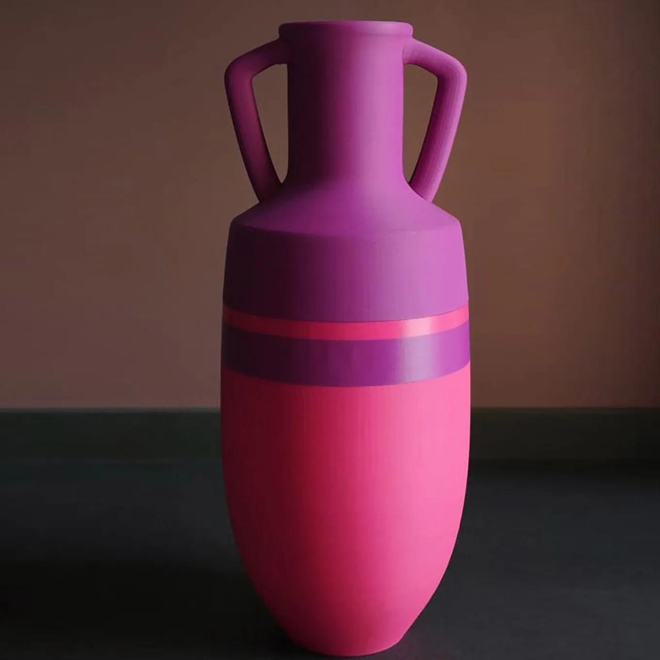 Anfora Ottaviano XL Fucsia e Viola