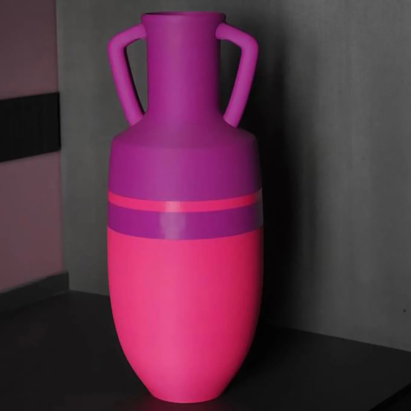 Anfora Ottaviano XL Fucsia e Viola