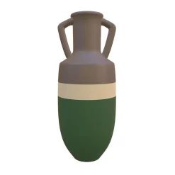 Anfora Ottaviano XL Militare Verde Latte e Bronzo