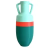 Anfora Ottaviano XL verde arancione e azzurra