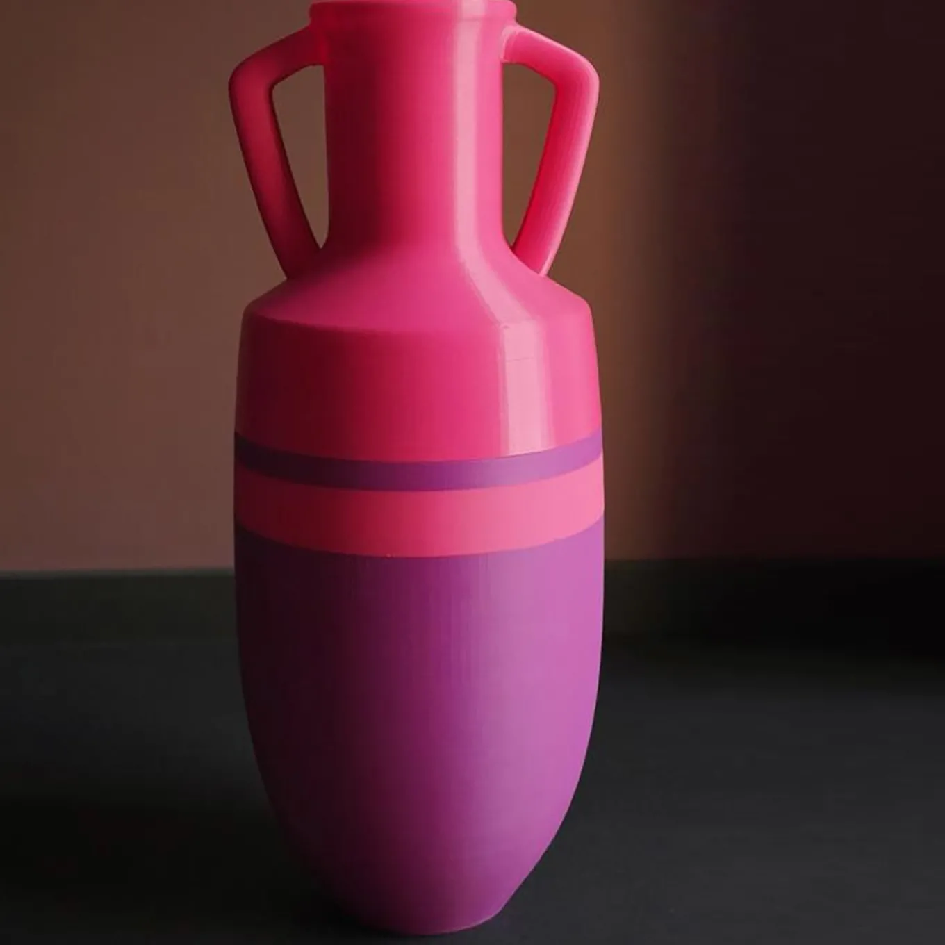 Anfora Ottaviano XL viola e fucsia