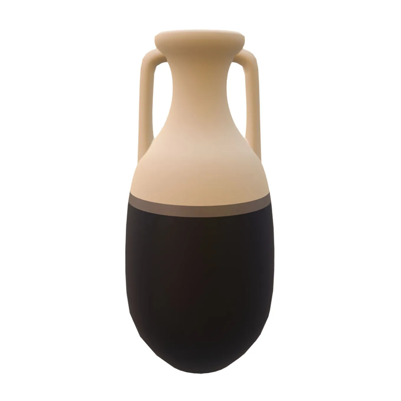 Anfora Teodosio XL in bronzo nero e latte