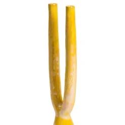 Arancia Candelabro in ceramica