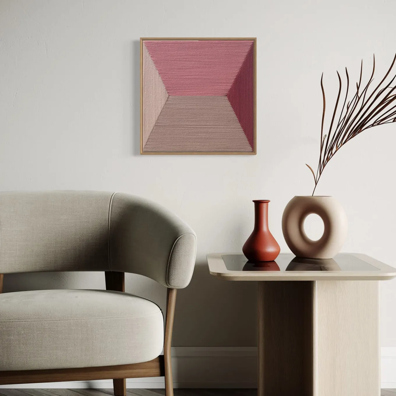 Arazzo multicolore Simple Forms #3