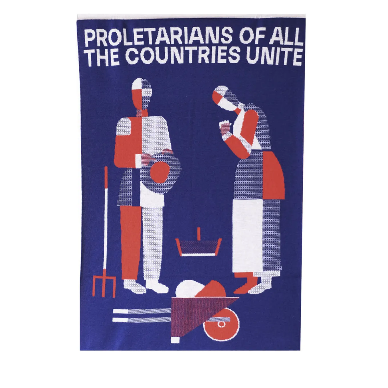 Arazzo/Coperta Proletarians Multicolore in Cotone Biologico