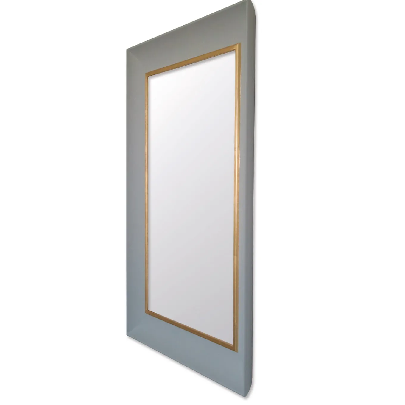 Arco - Specchio contemporaneo azzurro
