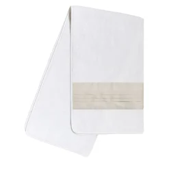 Asciugamano da bagno Plissè bianco e marmo