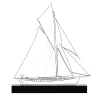 Barca a vela Saint Tropez in metallo