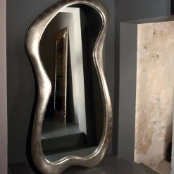 BI Grande specchio argentato in stile Avant-Garde