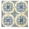 Blu Mare Set di 4 piastrelle #8