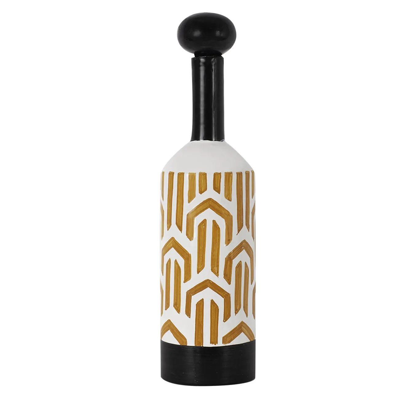 Bottiglia decorativa Bauhaus arancione