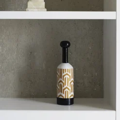 Bottiglia decorativa Bauhaus arancione