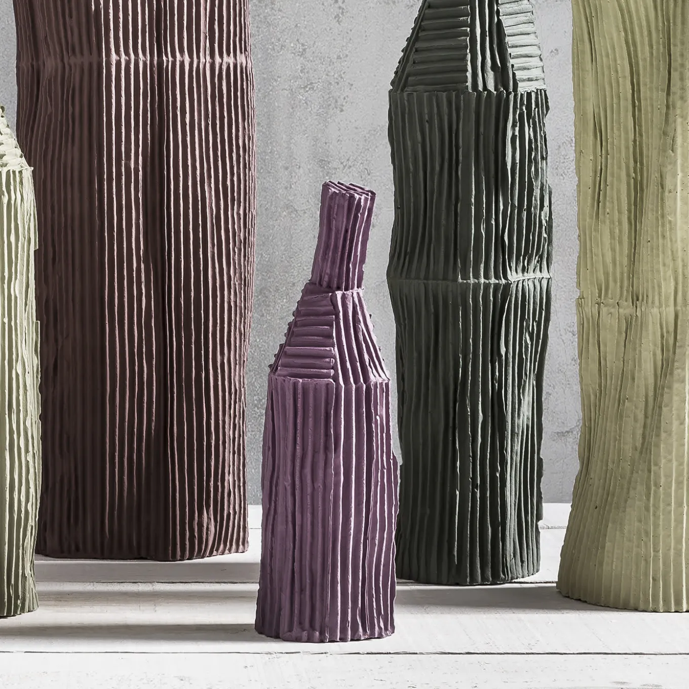Bottiglia Decorativa Cartoccio C13/Lavanda chiaro