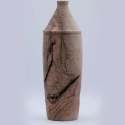 Bottiglia decorativa in legno Nebulosa