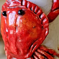 Bottiglia in Ceramica Policroma con Aragosta #2