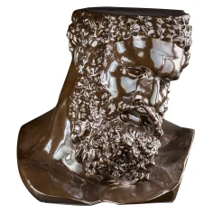 Busto di Ercole in ceramica