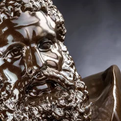 Busto di Ercole in ceramica