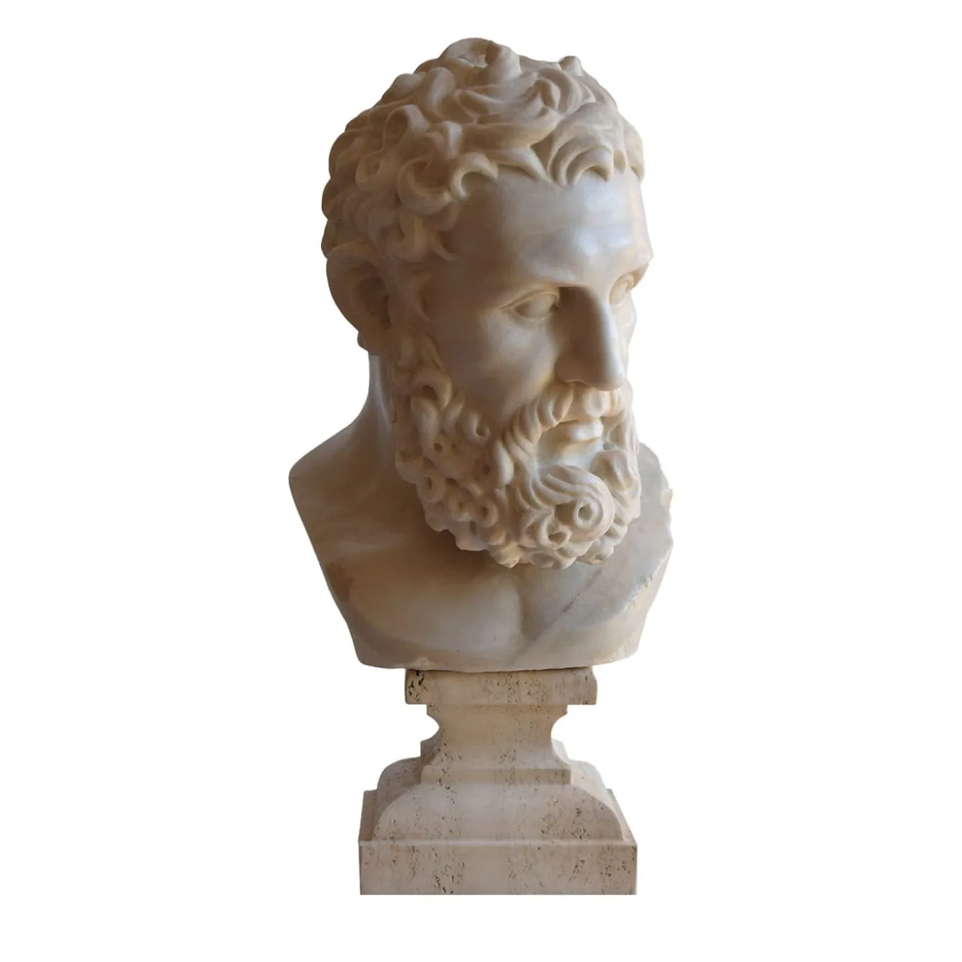 Busto di testa di Ercole