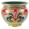 Cachepot a mosaico d'oro
