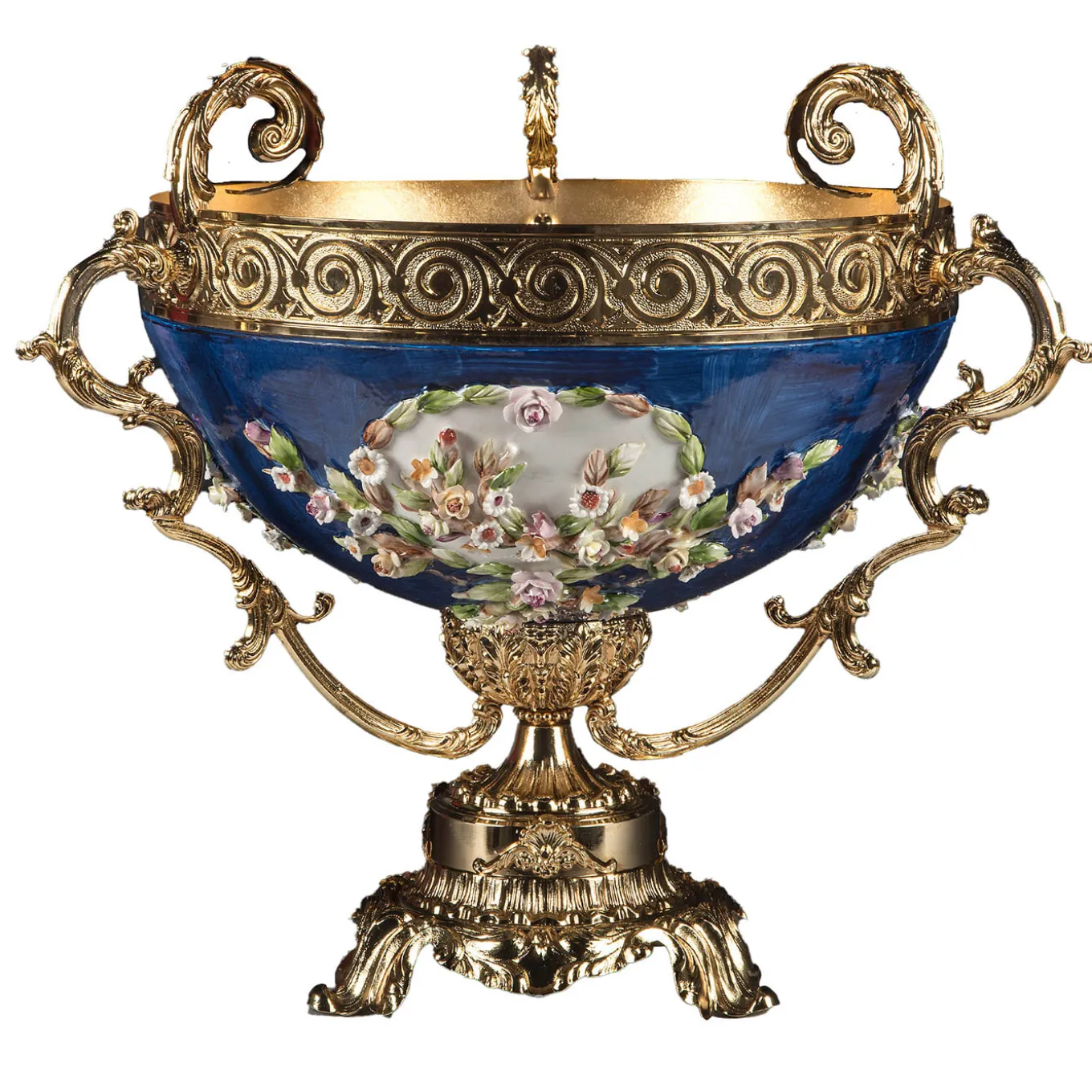 Calice centrotavola policromo Versailles di Antonio Fullin