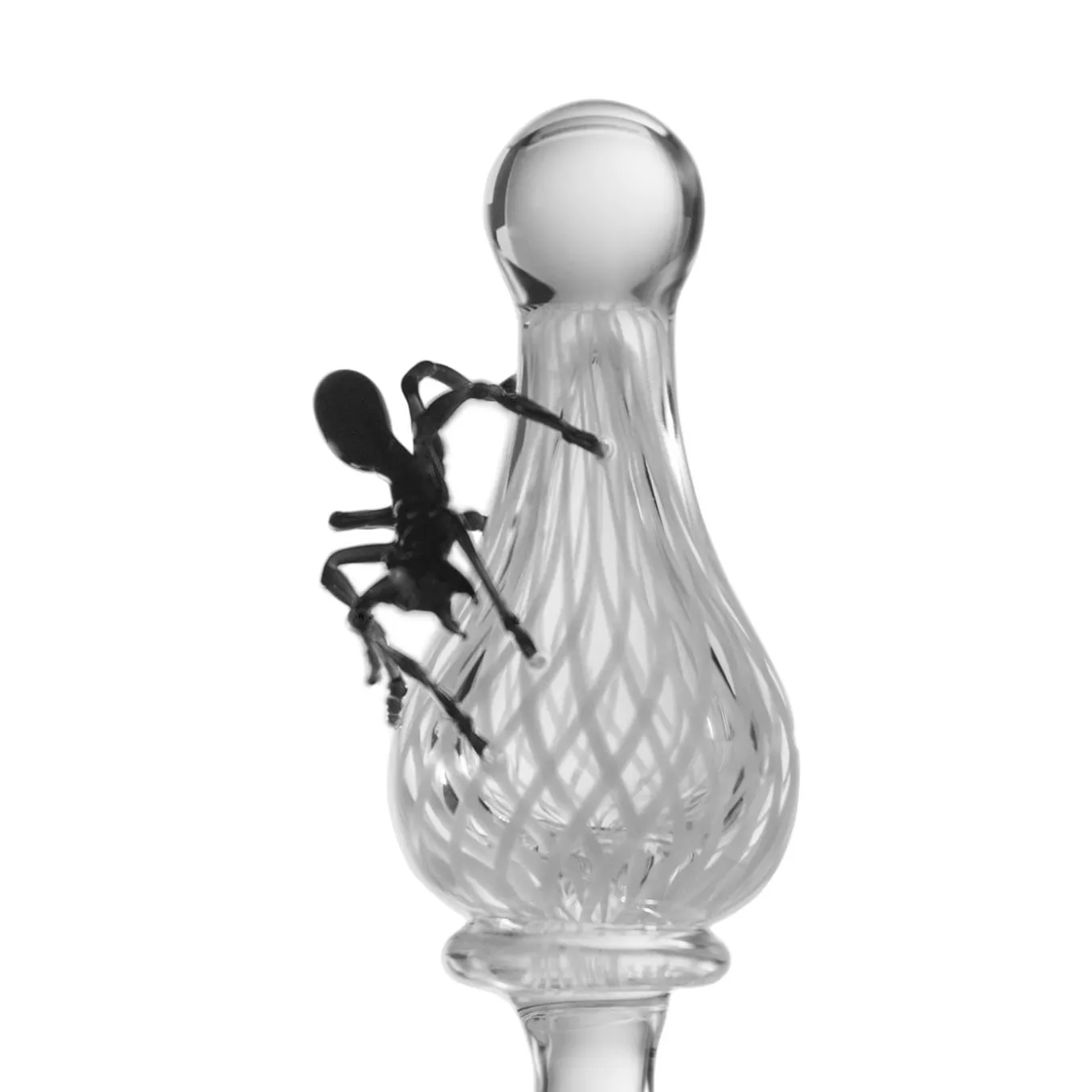 Calice scultoreo in vetro Vanità