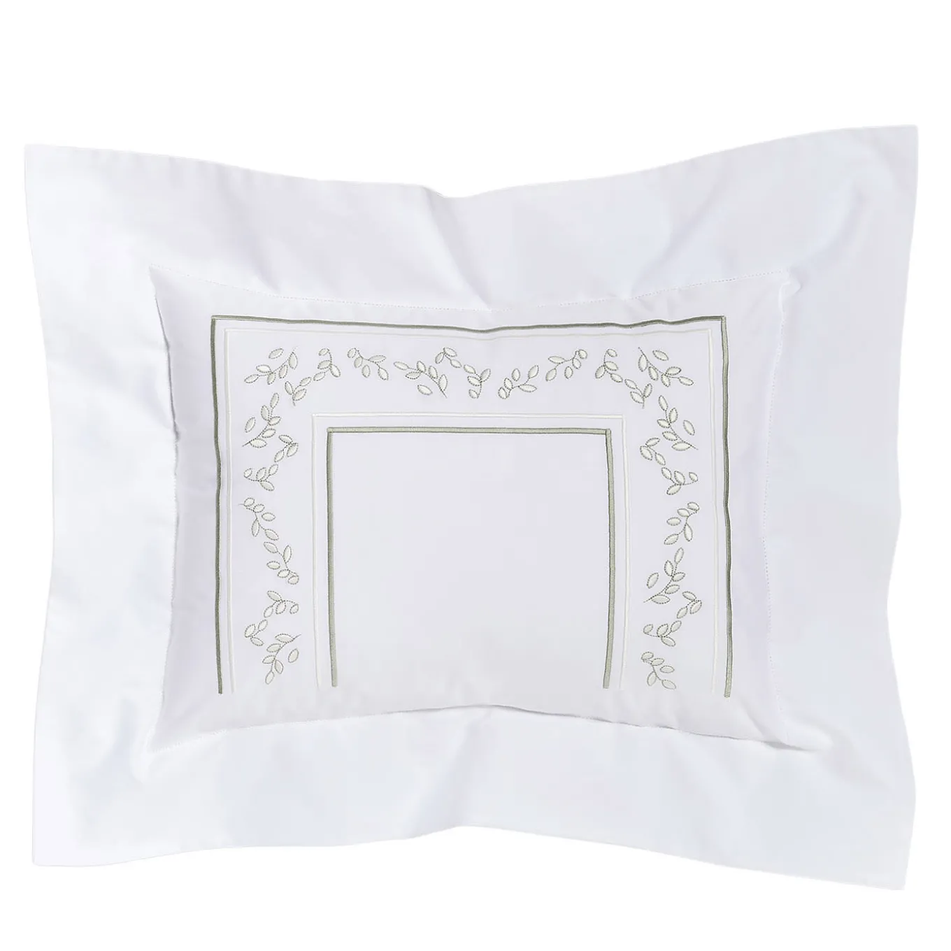 Camicie da letto Roma White & Silver Olive