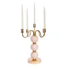 CANDELABRO A FARFALLA 5 BRACCI - ROSA