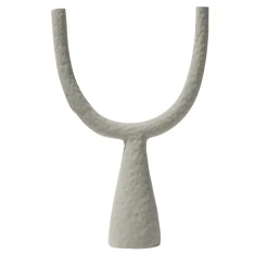 Candelabro Delta in ceramica antracite opaco