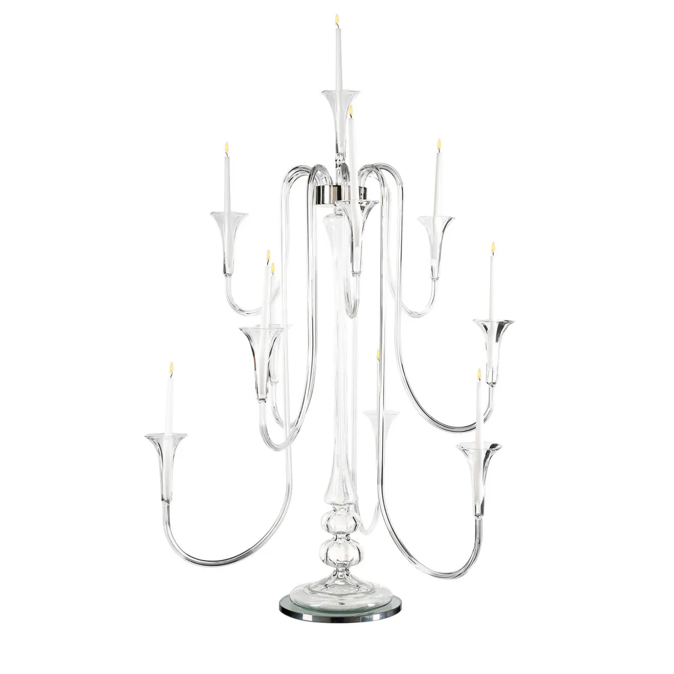 Candelabro Octopus Pyrex a 10 braccia
