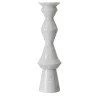 Candelabro Oreadi Dionisio in Marmo Bianco di Rotella