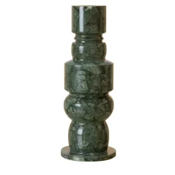Candelabro Oreadi Nemesi in Marmo Green Guatemala di Rotella