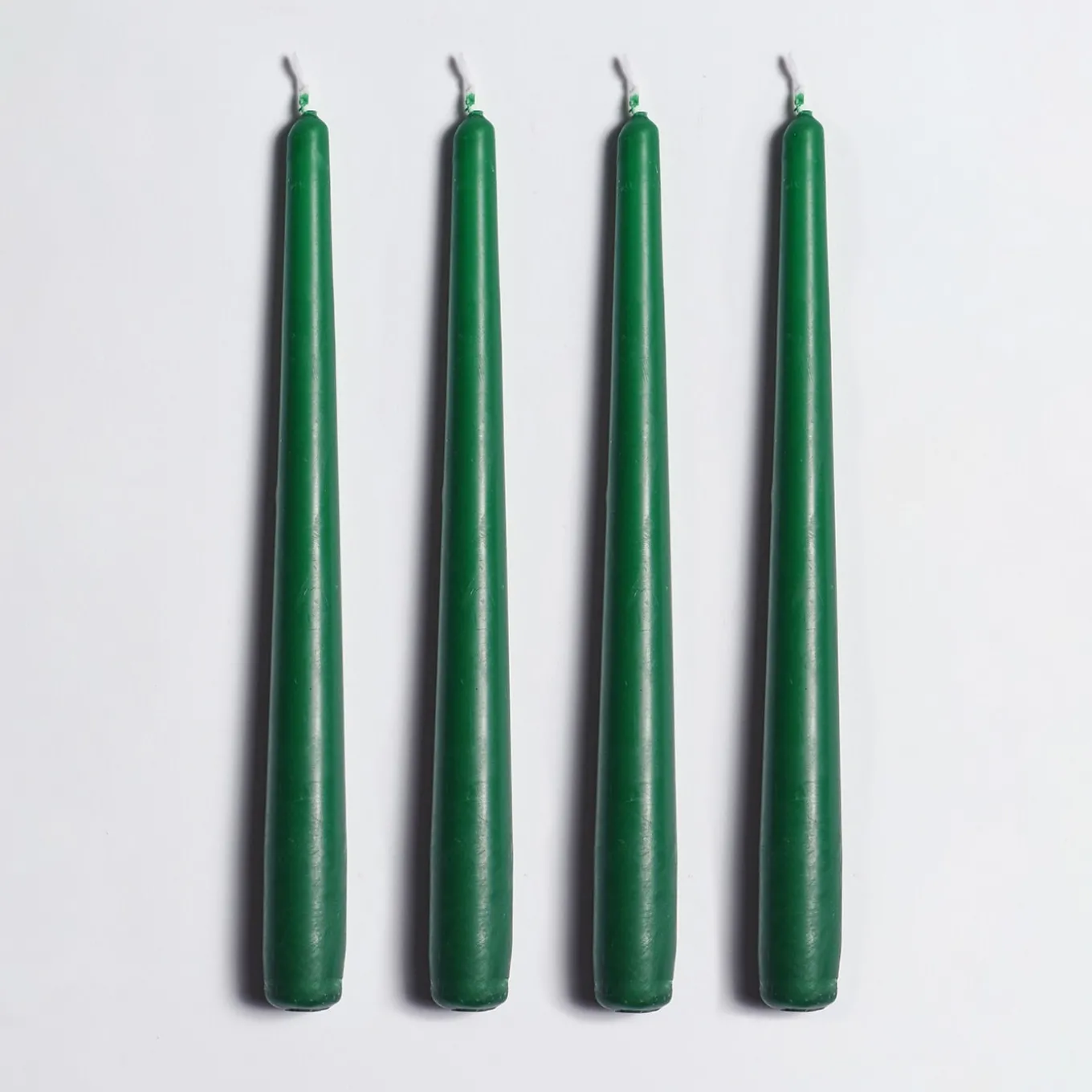 Candeliere in ceramica verde con 4 candele profumate