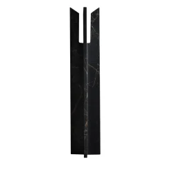 Candeliere Trinity L in marmo nero e oro
