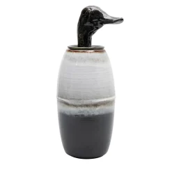 Canopo Anatra Vaso bianco e nero #3