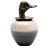 Canopo Anatra Vaso bianco e nero #2