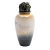 Canopo Civetta Vaso M bianco e nero
