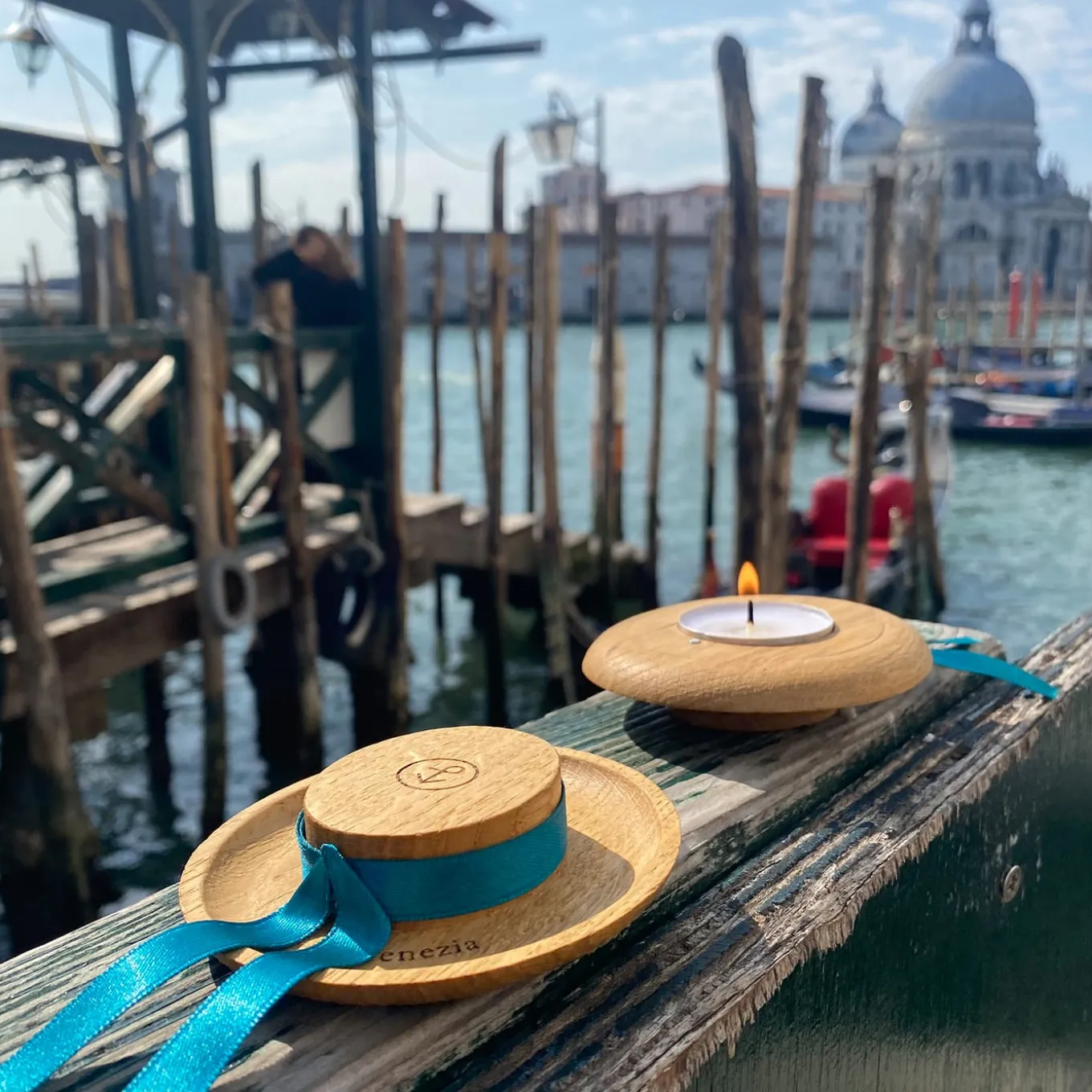 Cappello da Gondoliere San Polo 16/17 Set di 8 portacandele