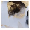 Carta da parati astratta con fiori in marmo