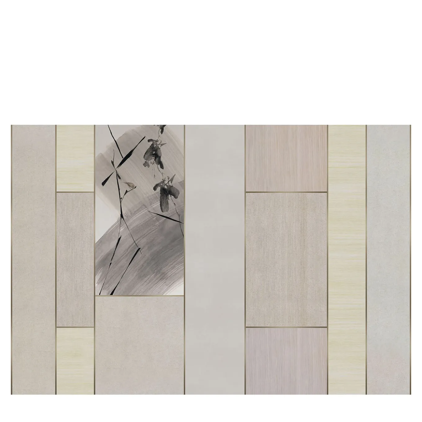 Carta da parati Beige Dolci Voli dell'amor