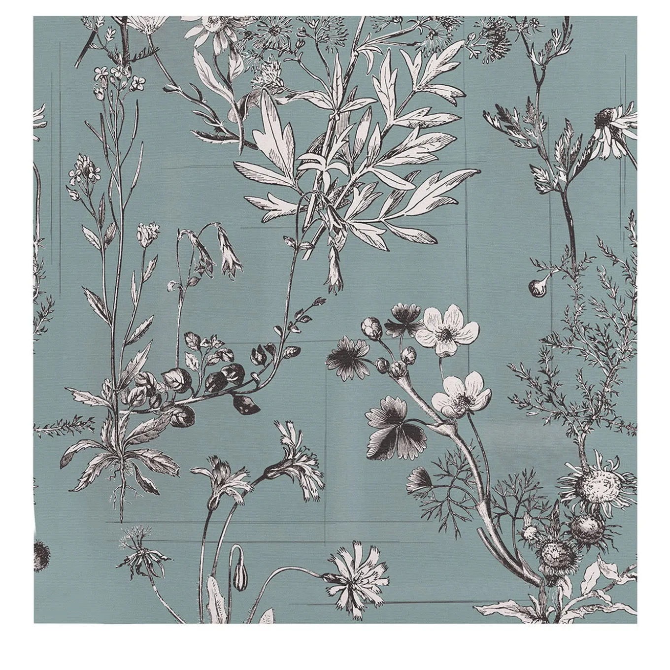 Carta da Parati Boho Floreale con Fiori di Campo