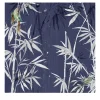 Carta da parati Chinoiserie con pappagalli nella foresta di bamboo scuro